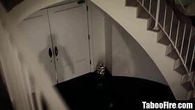 Blonde teen 18+ gangbanged in all holes by masked thugs