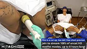 Freshman, get your mandatory hitachi orgasm from the doctor, says maya fierce.