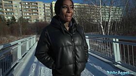 Public Agent Josy Black Rides Big Fat Dick!