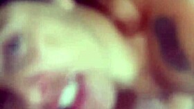 redhead wife flashes in video call for clients then husband joins