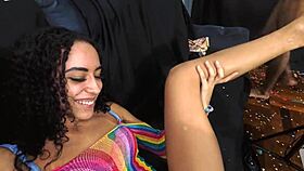 Carnival lesson with Nicoly Mattos on deep throat techniques