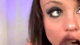 Watch this teen 18+ sucking cock and tugging dick?