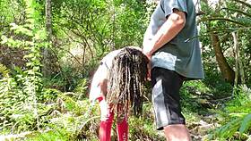 I Lick All The Cum Of Sugardaddies Cock On A Secret Beach After Our Hike