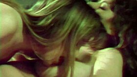 Classic Vintage Lesbian Porno Featuring Babe Licking Hairy Pussy