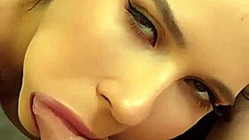 Busty teen 18+ loves sucking big fat dick - pov blowjob 😍