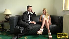 Busty british sub roughly plowed by maledom