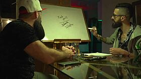 Hardcore Fuck Fest With Latina And Two Beards