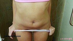 Is This Pretty Blonde Model Teasing In The Shower?