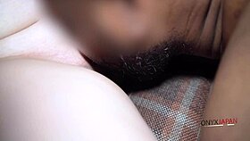 Japanese Girl Mimi Shows Naughty Side, Shaved Pussy Bent Over for Big Black Cock!