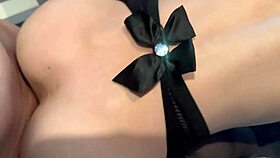 Beautiful Latina Gives Big Ass Gift With Dildo!