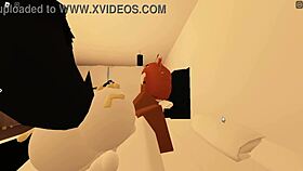 Roblox porn femboy gets treated like a slut with big black cock