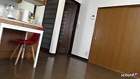 curvy japanese teen seduce classmate for creampie fuck