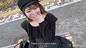 Keiko is an amateur japanese shop girl who comes to love hotel in tokyo and gets stripped and fucked by a stranger first time porn jav pt 1