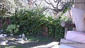 dark haired lesbian anal toying brunette