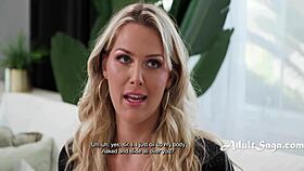 Savvy Suxx, the secretary, appeases boss Tommy Pistol with oiled pussy riding.