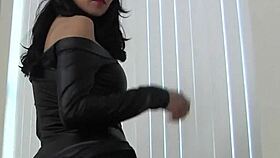 Femdom mistress guides intense masturbation with sexy voice CEI