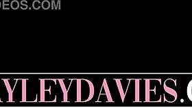 Hayley Davies' solo interview turns POV fucking