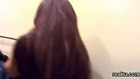 Charming Czech kitten gets teased in the mall, undresses, and gets POV penetration