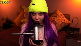 intriguing asmr moona ear licking session