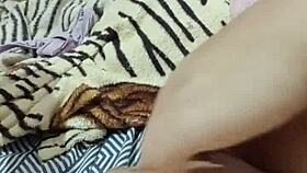 Beautiful Amateur Woman Enjoys Interactive Masturbation In The Morning Before College