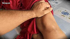 Giving body massage accidentally leads to intimate encounter with mature woman