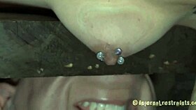 gagged european chick bound and choked