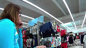 Glamorous Czech Girl Teased in Mall and Nailed in POV