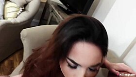 Curvy Zoe bends for Marc's doggystyle pussy action?