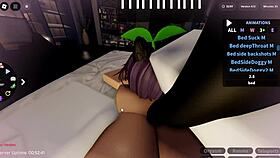 Roblox cute submissive kitty gets pounded hard