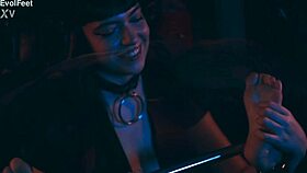 No escape from the tickling mistress's domination