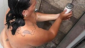 taking a relaxing shower bath