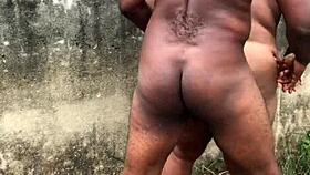 outdoor fucking with my husband's friend on the farm