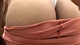 Amateur Really Enjoys Caressing Her Pussy While Thinking About A Big Cock!