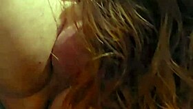 sexy redhead sucking cock