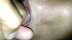 Beautiful neighbor sucks dick until squirting