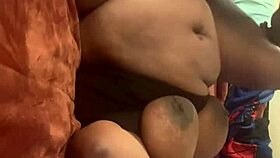 big ass pregnant wife eagerly takes deep creampie