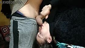 Detailed Scene of Argentinian Prostitute Engaging in Deepthroat Action, Part Two