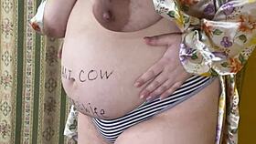oops, the bbw milf got pregnant again without knowing who the father is, after cheating and getting humiliated