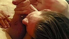 sexy redhead sucking cock