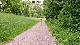 Bimbodoll takes strangers cock while training