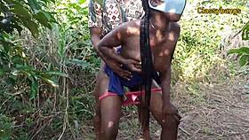 Intensely fucked the village slay queen in the bush, feeling pure passion