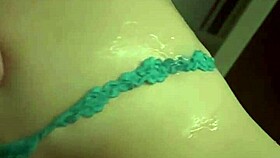 Blonde Brazilian Milf Alinemilf's Big Pussy Lips Gaped and Cum Covered in Intense Couple Orgasm