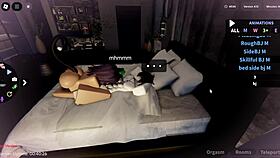 Roblox cute submissive kitty gets pounded hard