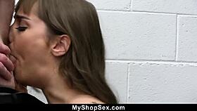 delightful teen swears she hasn't stolen from the store.