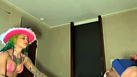 Petite Ebony Slut Got Her Throat And Pussy Stretched With A Big Creampie From Bbc