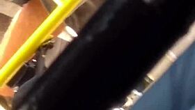 Girl With Perfect Foot Rides Bus Part 1