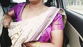 indian couple on long car drive telugu talks