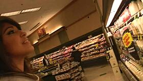 Laurie Vargas pulls her pubic hair as she is licked