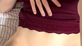 busty british redhead fingering her juicy pussy while dirty talking 😈