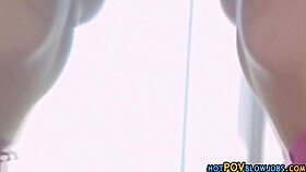 Asian Slut Sucks Monster Cock